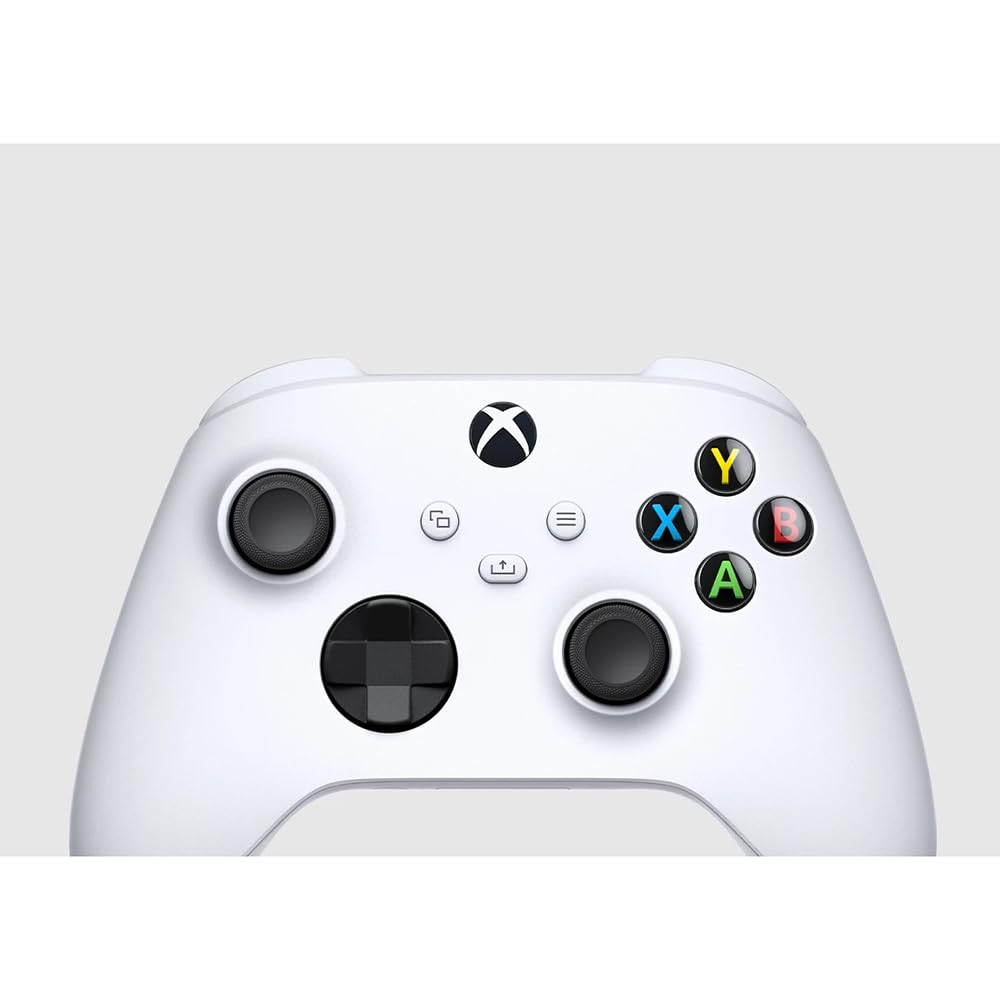 Robot White 512GB All-digital Gaming Console with Dual Wireless Controllers Q729015