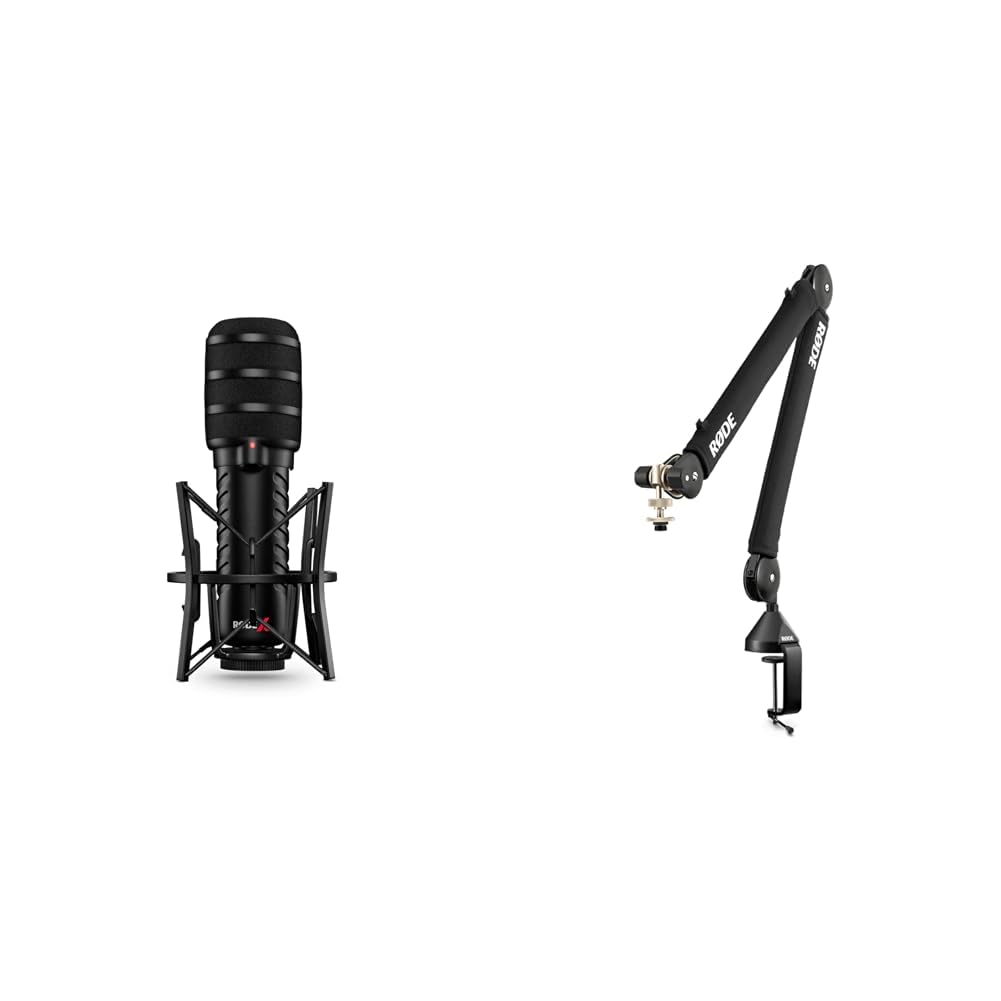 USB Dynamic Microphone & Desk-Mounted Boom Arm M789