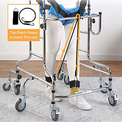 Upright Rollator Walker with 8 Wheels and Seat F714300