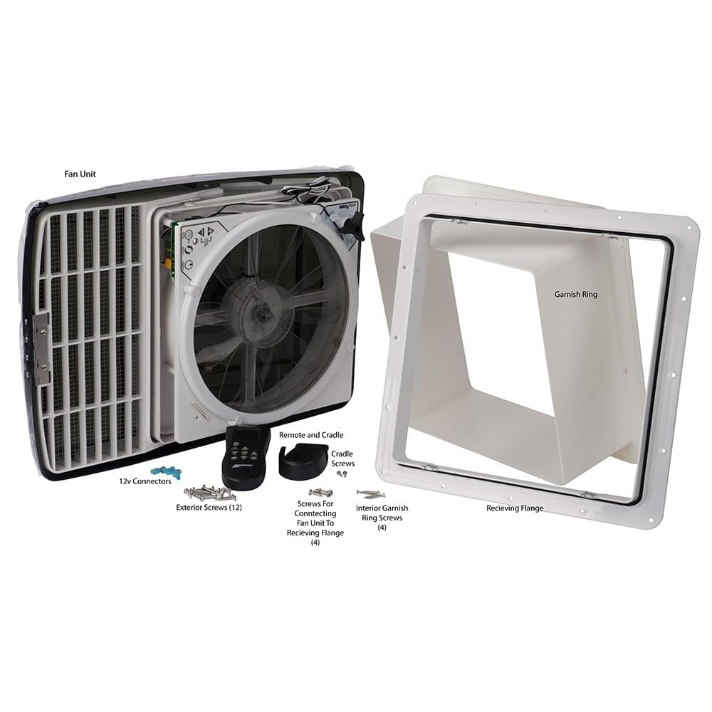 White 10-Speed Reversible Fan and Vent Cover C475630