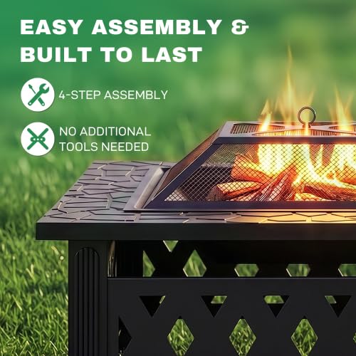 32 Inch Wood Burning Fire Pit R120