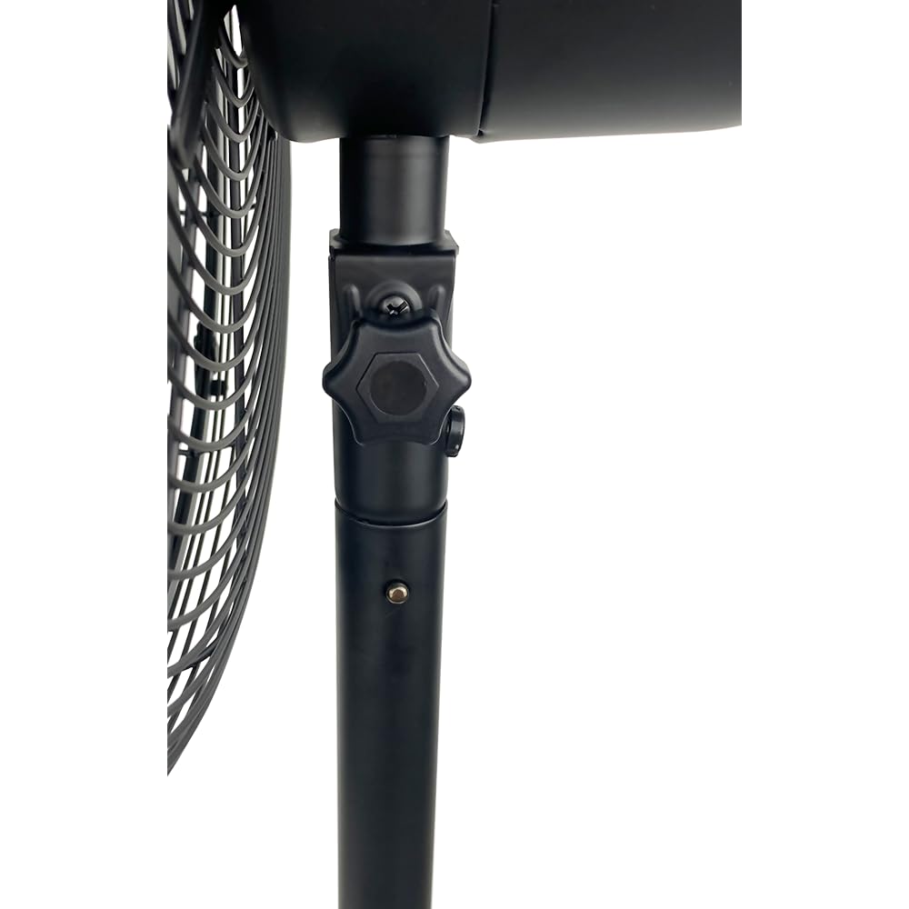Matte Black 16" Pedestal Fan, 3 Speeds J97672