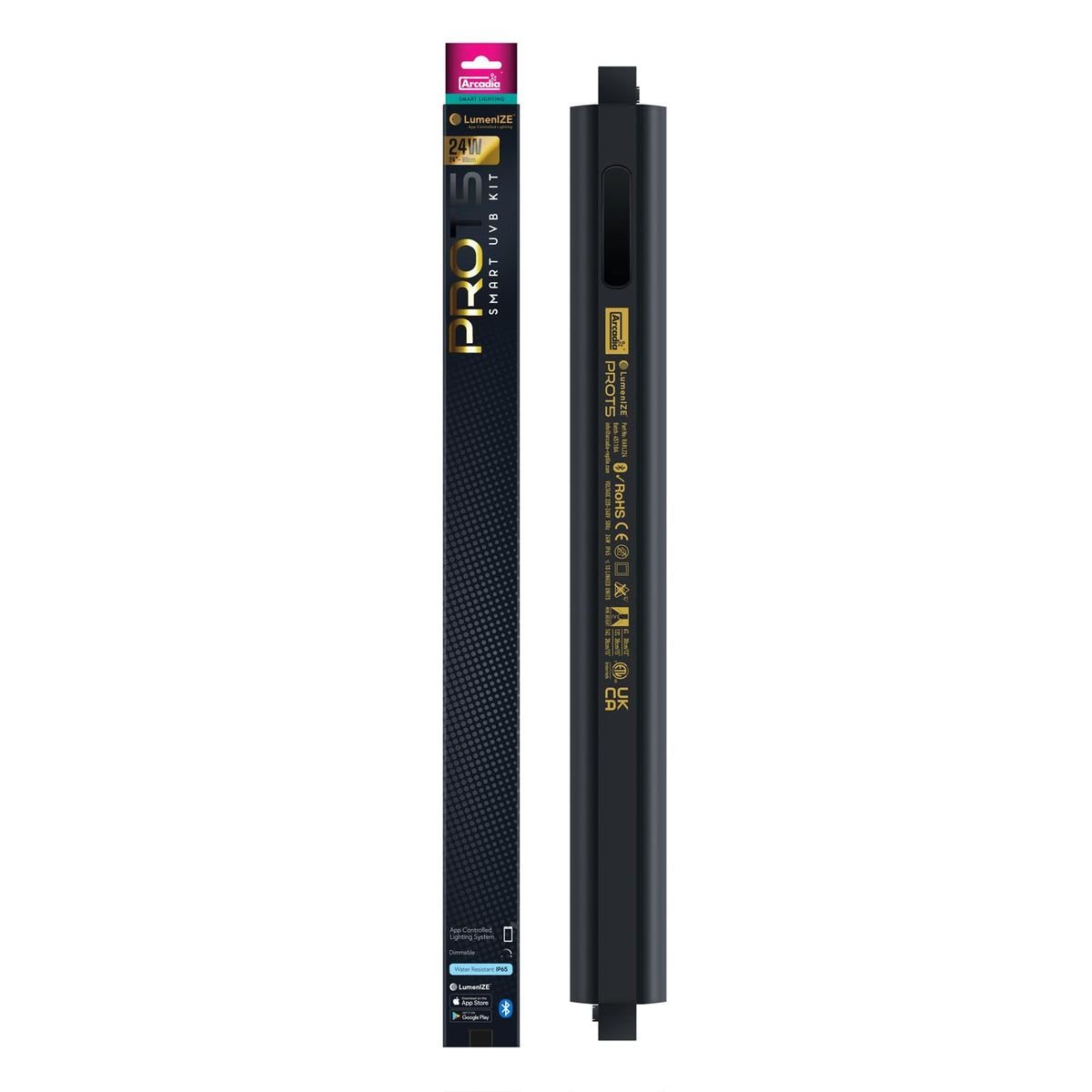24" 24 Watts 12% UVB Reptile Light Fixture Kit Z782