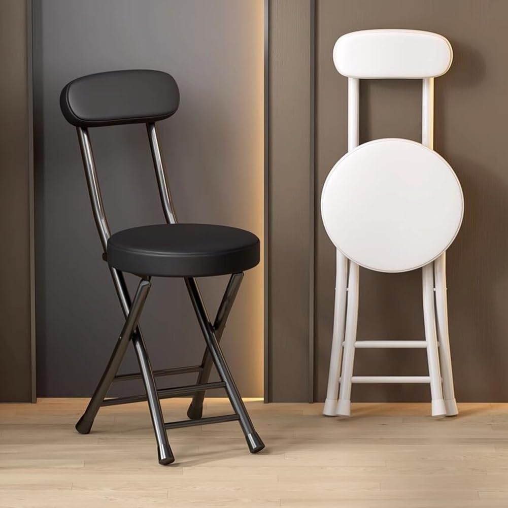 Black 18 Inch Folding Stool A8286