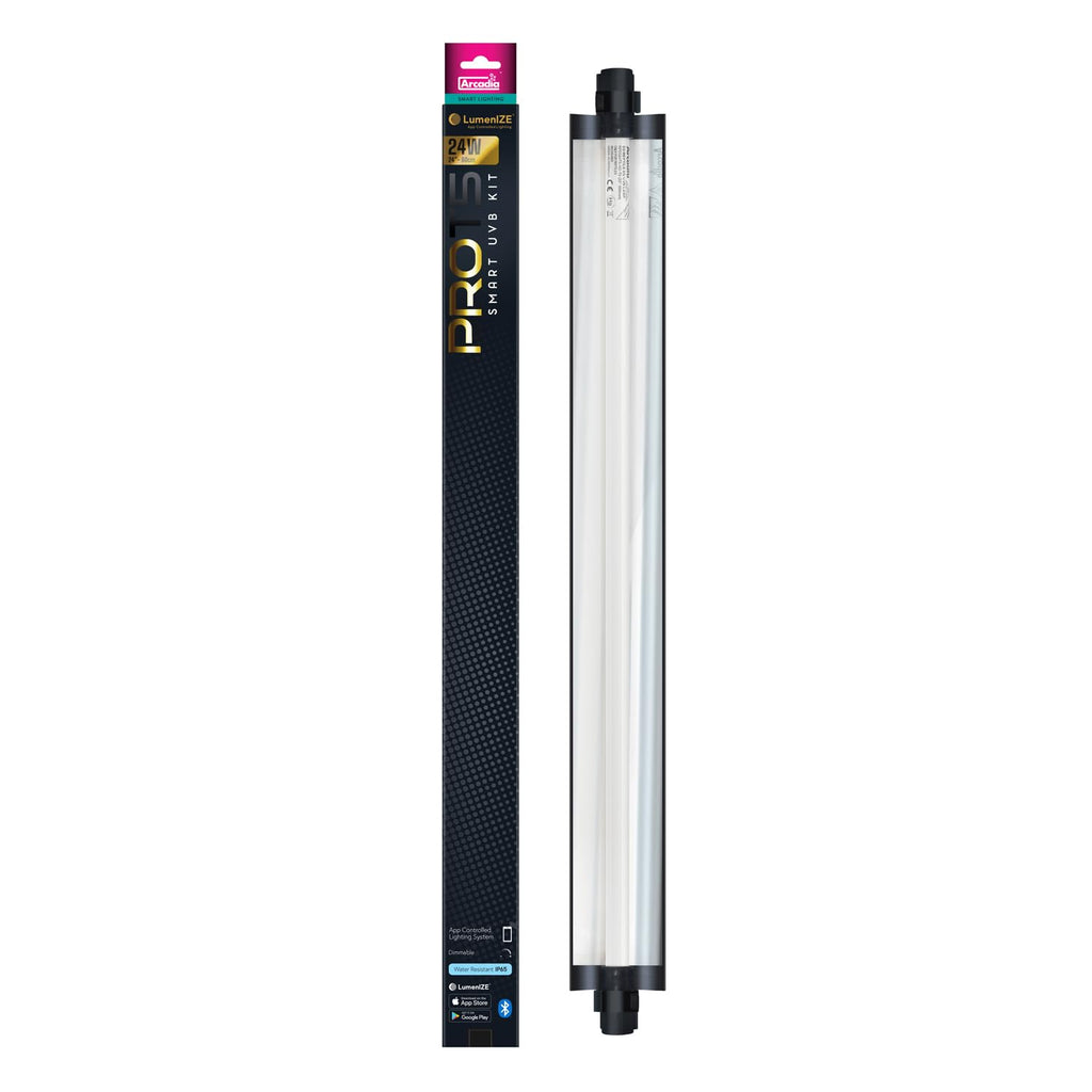 24" 24 Watts 12% UVB Reptile Light Fixture Kit Z782