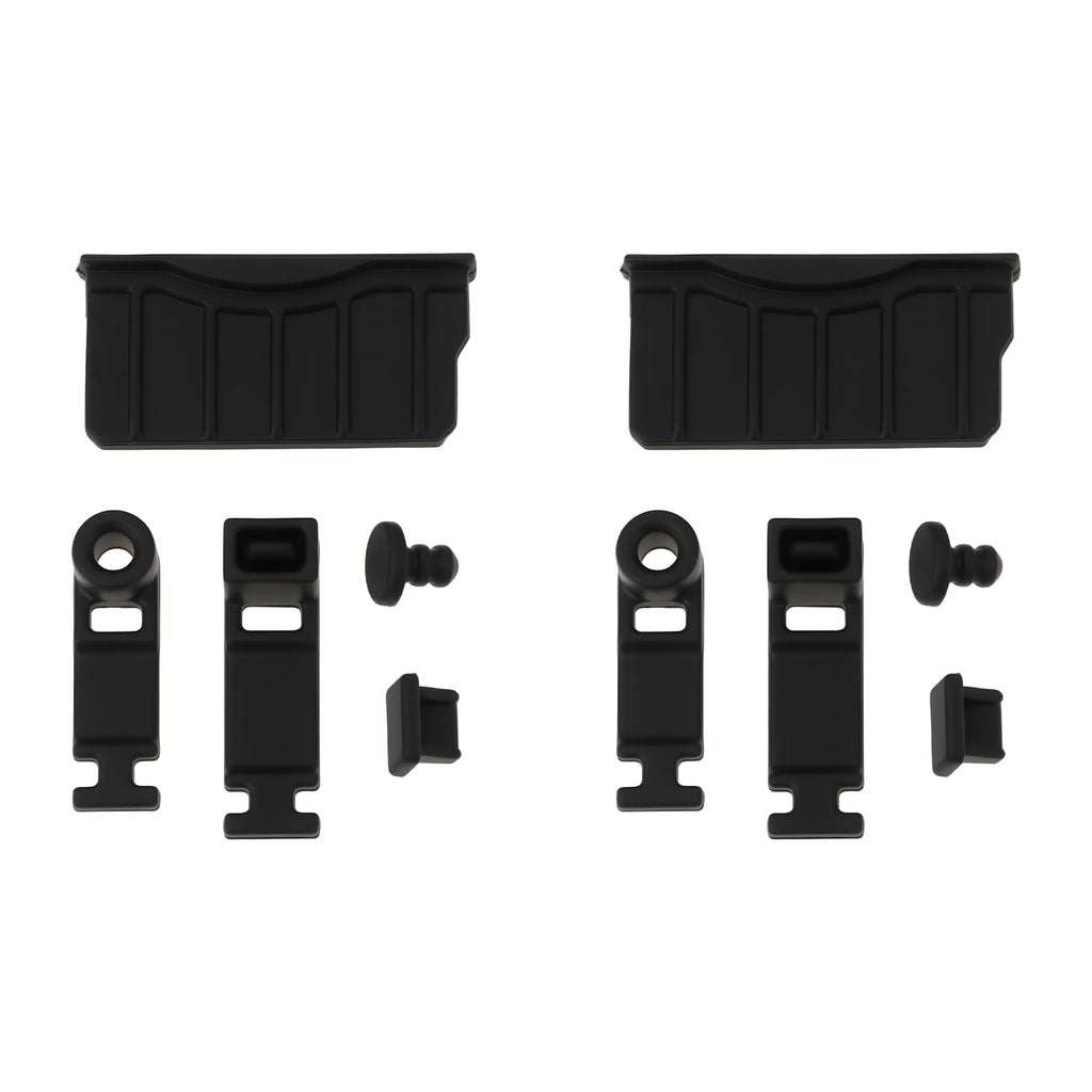 Game Console Card Slot Silicone Plug 2 Sets Black Y480112