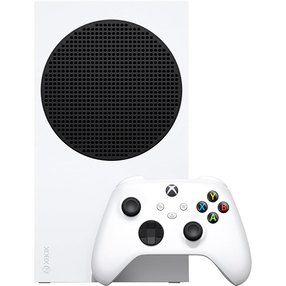 Robot White 512GB All-digital Gaming Console with Dual Wireless Controllers Q729015