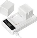 2-Pack Rechargeable 7.2V 2440mAh Lithium-Ion Batteries with Charging Station G3571