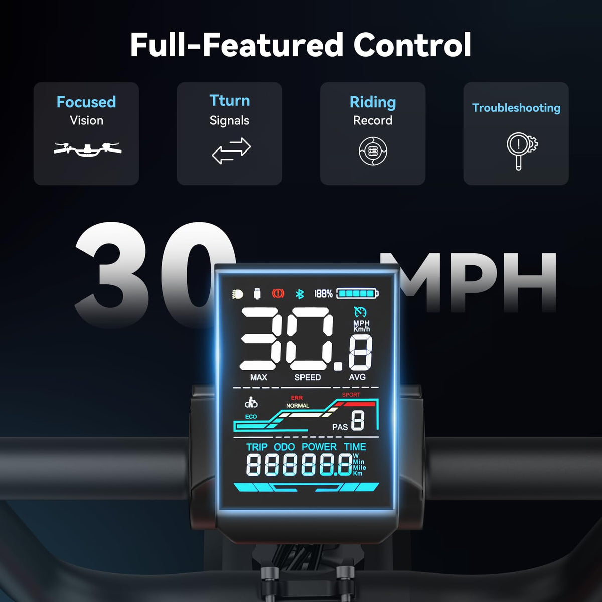 1500W Electric Bike 20'' Fat Tire C597