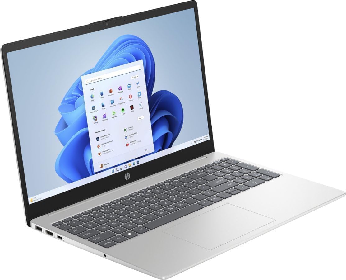 15.6" Touch-Screen Laptop, AMD Ryzen 5, 8GB DDR5, 512GB, Natural Silver N708