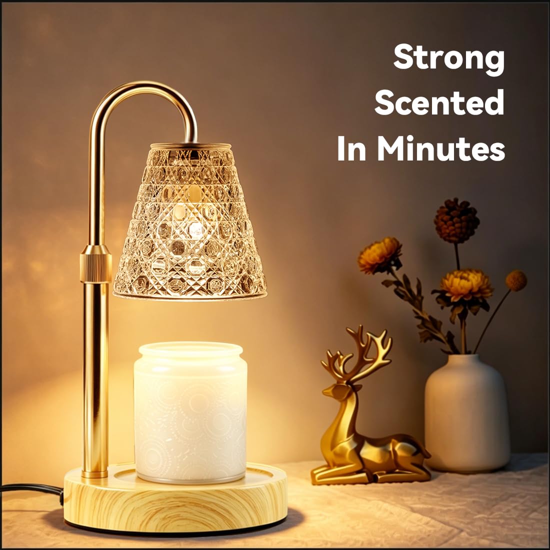 Electric Candle Warmer Lamp with Timer H2337