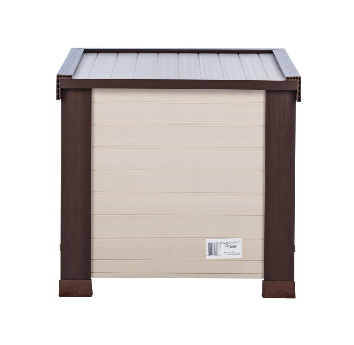 Maple Brown Outdoor Cat House L2670