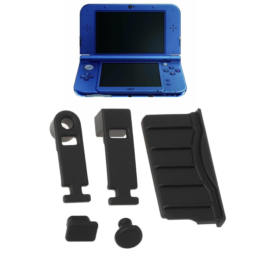 Game Console Card Slot Silicone Plug 2 Sets Black Y480112