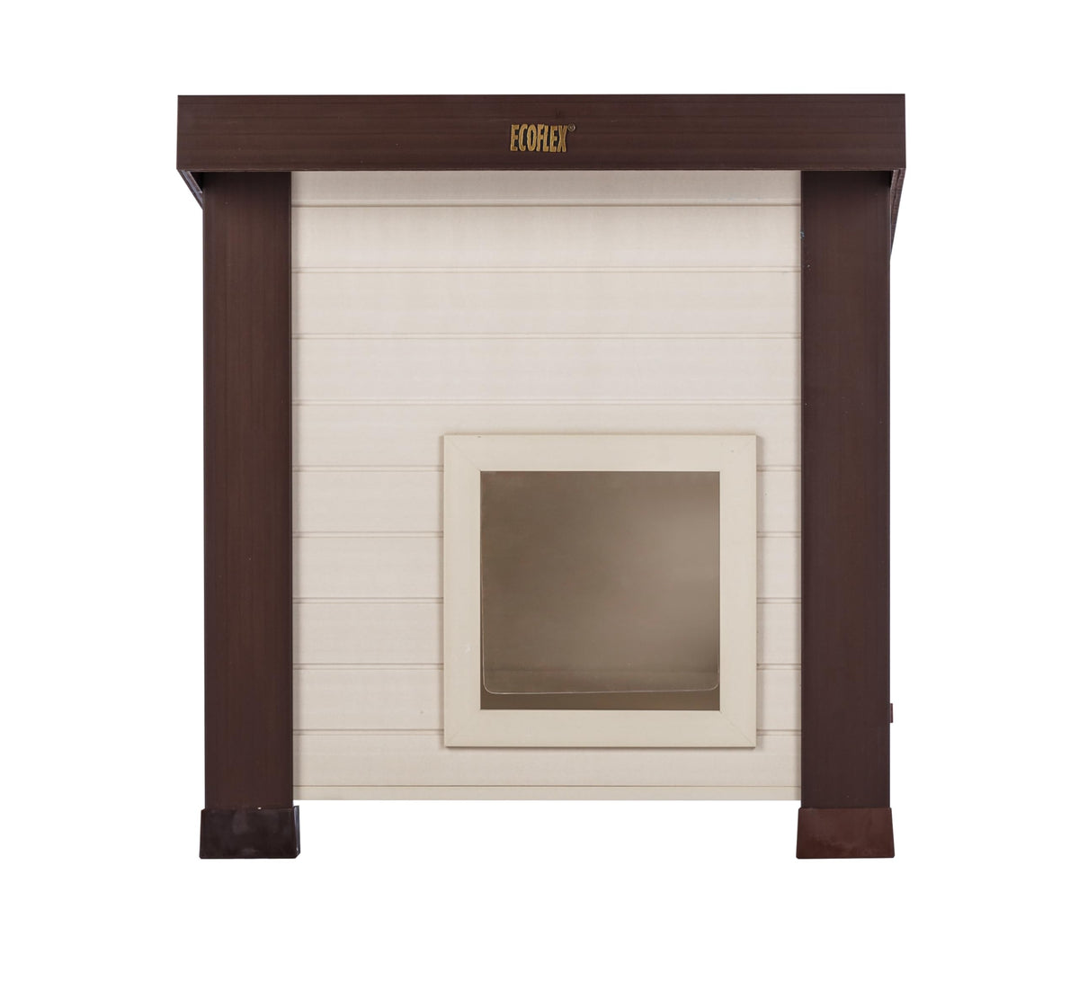 Maple Brown Outdoor Cat House L2670