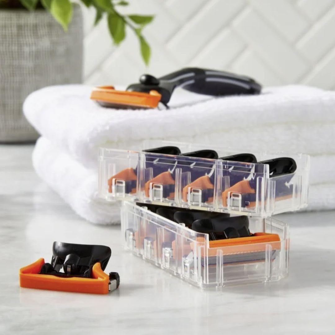 5 Blade Razor Cartridge Refills with Trimmer, 24 Count 2 Pack Z17775