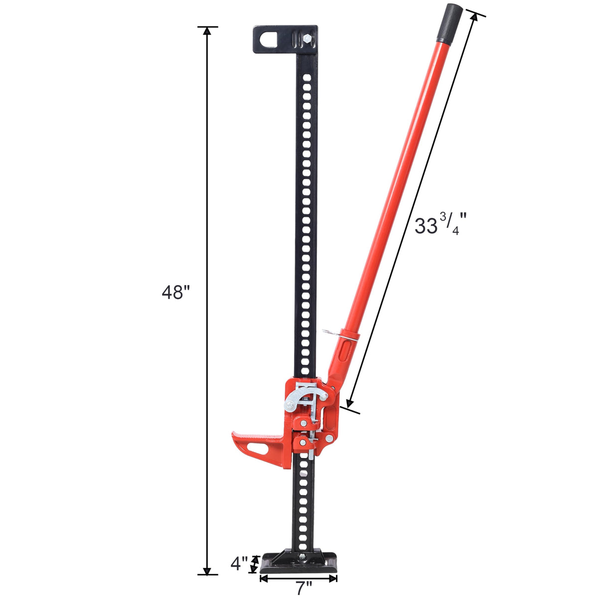 7000 lbs Capacity 48 inch Ratcheting Farm Jack O110134