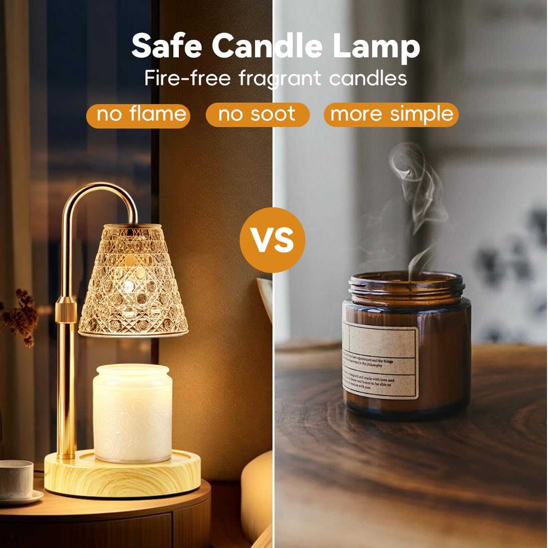 Electric Candle Warmer Lamp with Timer H2337