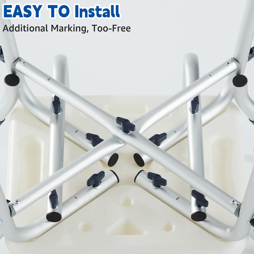 Blue Adjustable Shower Chair C7950
