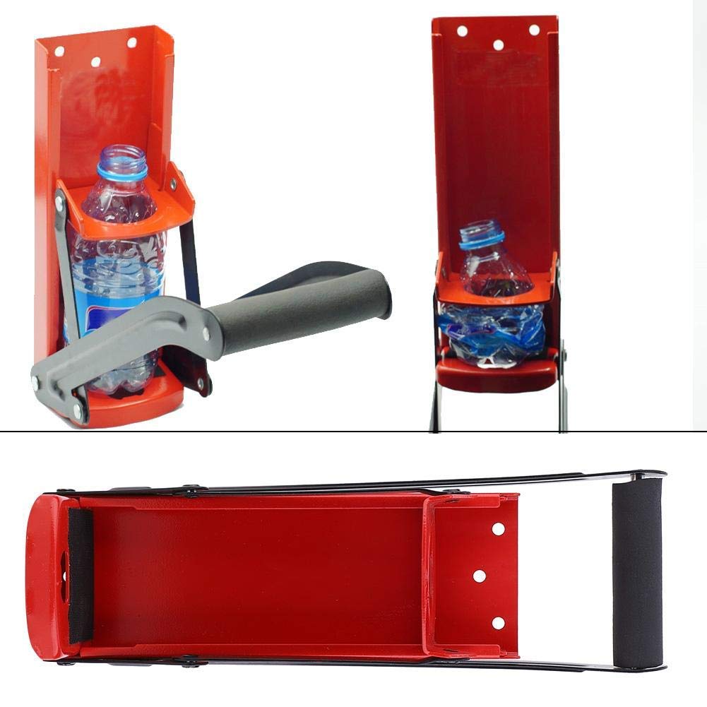 500ML Red Steel Can Crusher with Opener D324
