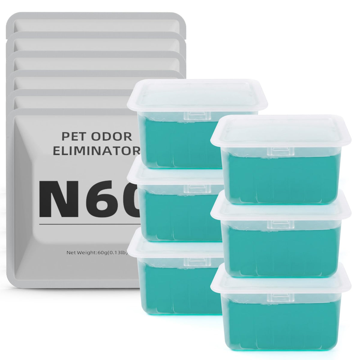 6 pack Cat Litter Box Odor Eliminator M260577