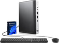 Mini PC Desktop Computer, Intel Core i5-9500T, 8GB DDR4 RAM, 256GB SSD, Keyboard & Mouse, WiFi, Windows 11 Pro D772