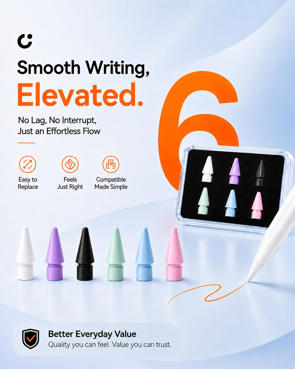 Replacement Pencil Tips 6 Pack C4962