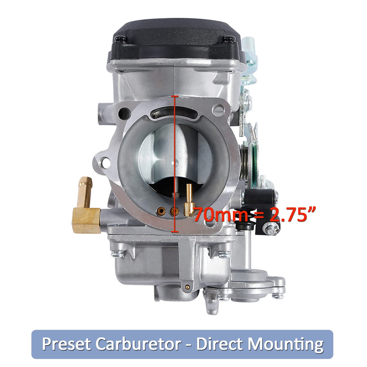 CV40 Carburetor & Intake Manifold Blue R19485
