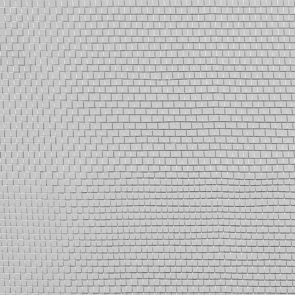 Aluminum Mesh Screen 39.4"x196.9" Silver U1390