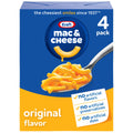 Kraft Mac and Cheese, 4 Boxes, Original Flavor, 7.25 oz A662