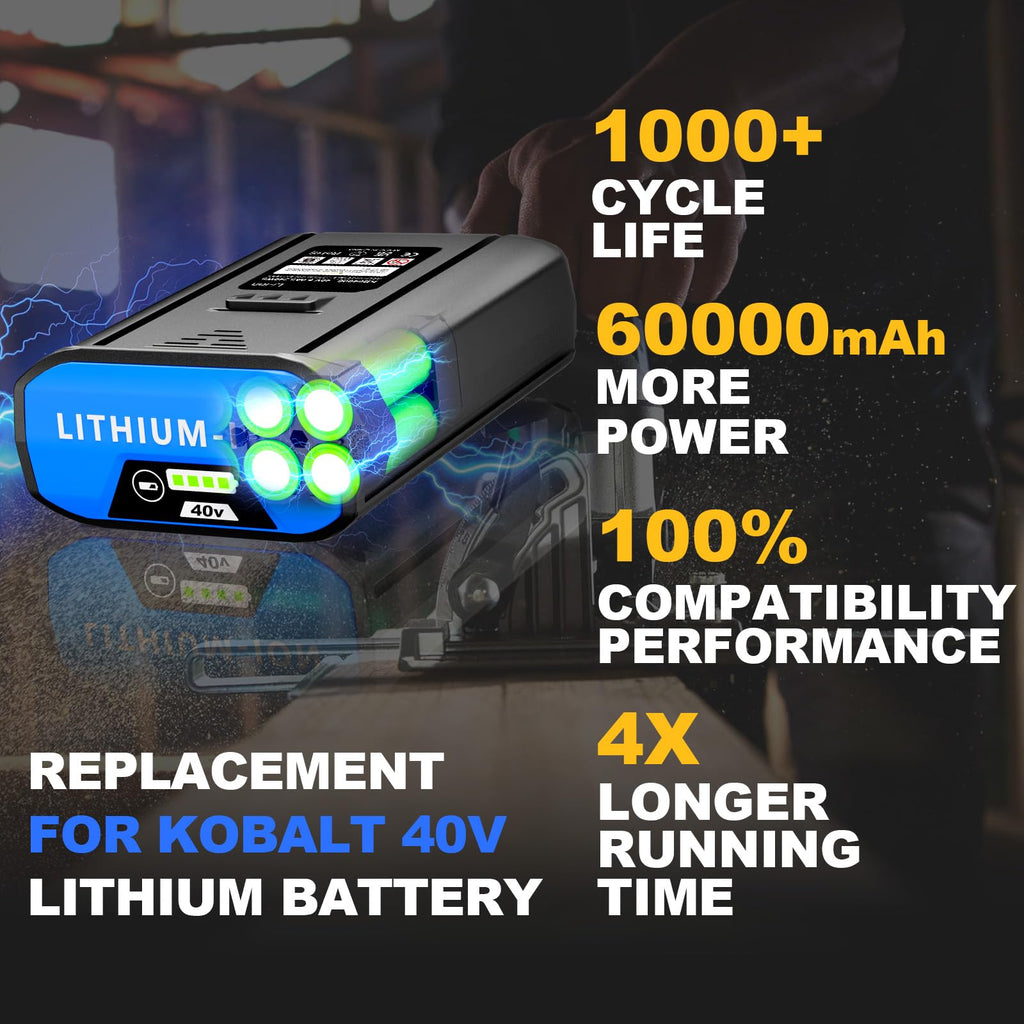 40V 6.0Ah Rechargeable Lithium Ion Battery C463