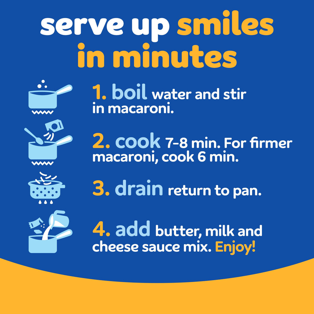 Kraft Mac and Cheese, 4 Boxes, Original Flavor, 7.25 oz A662