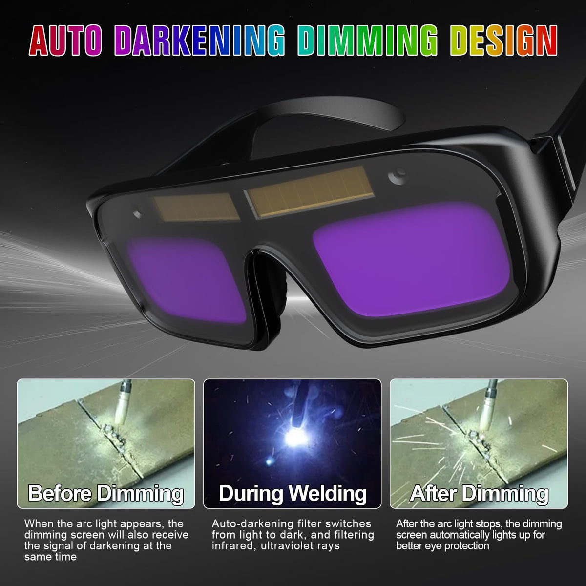 Auto Darkening Welding Goggles A917