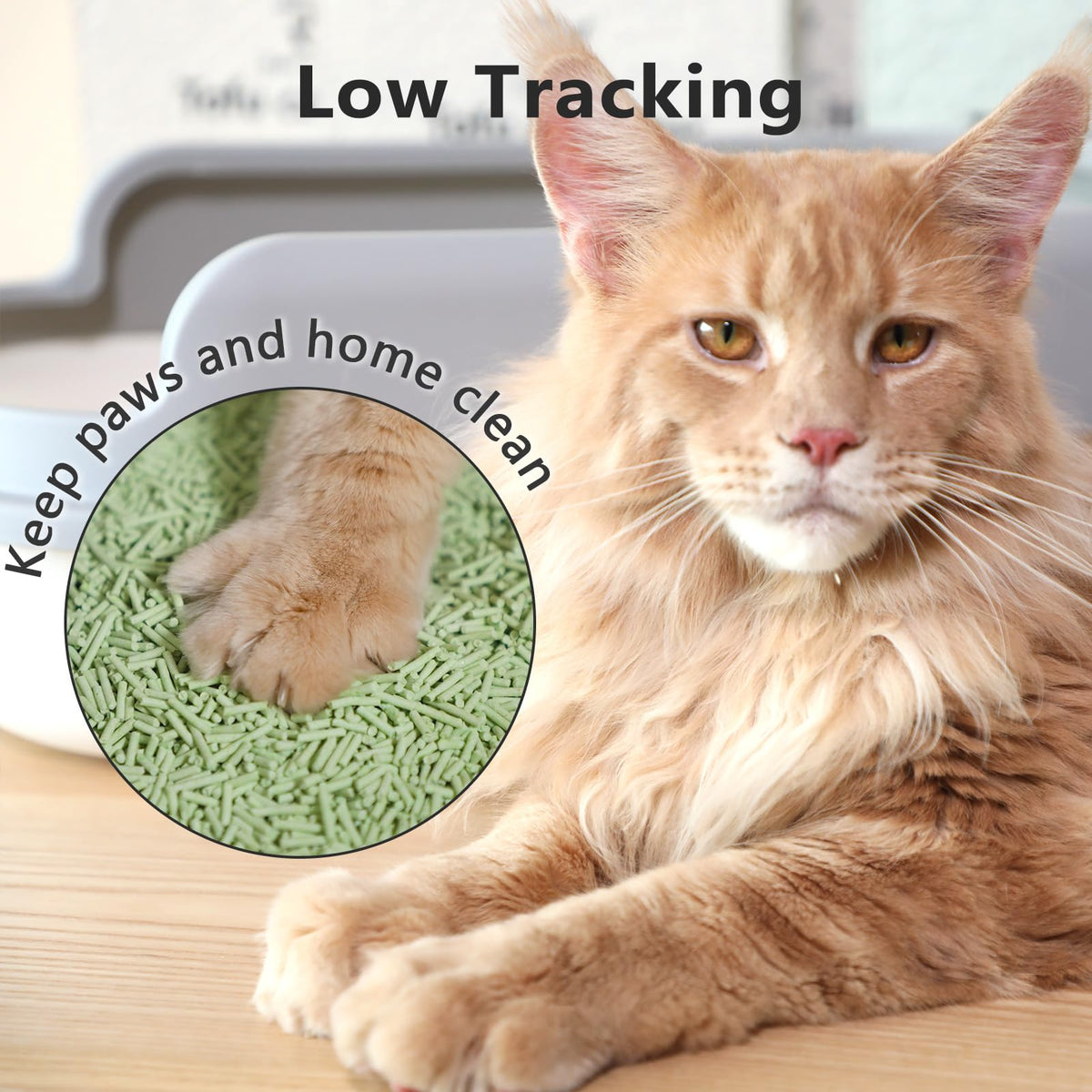 Flushable Tofu Cat Litter 24LB D148765