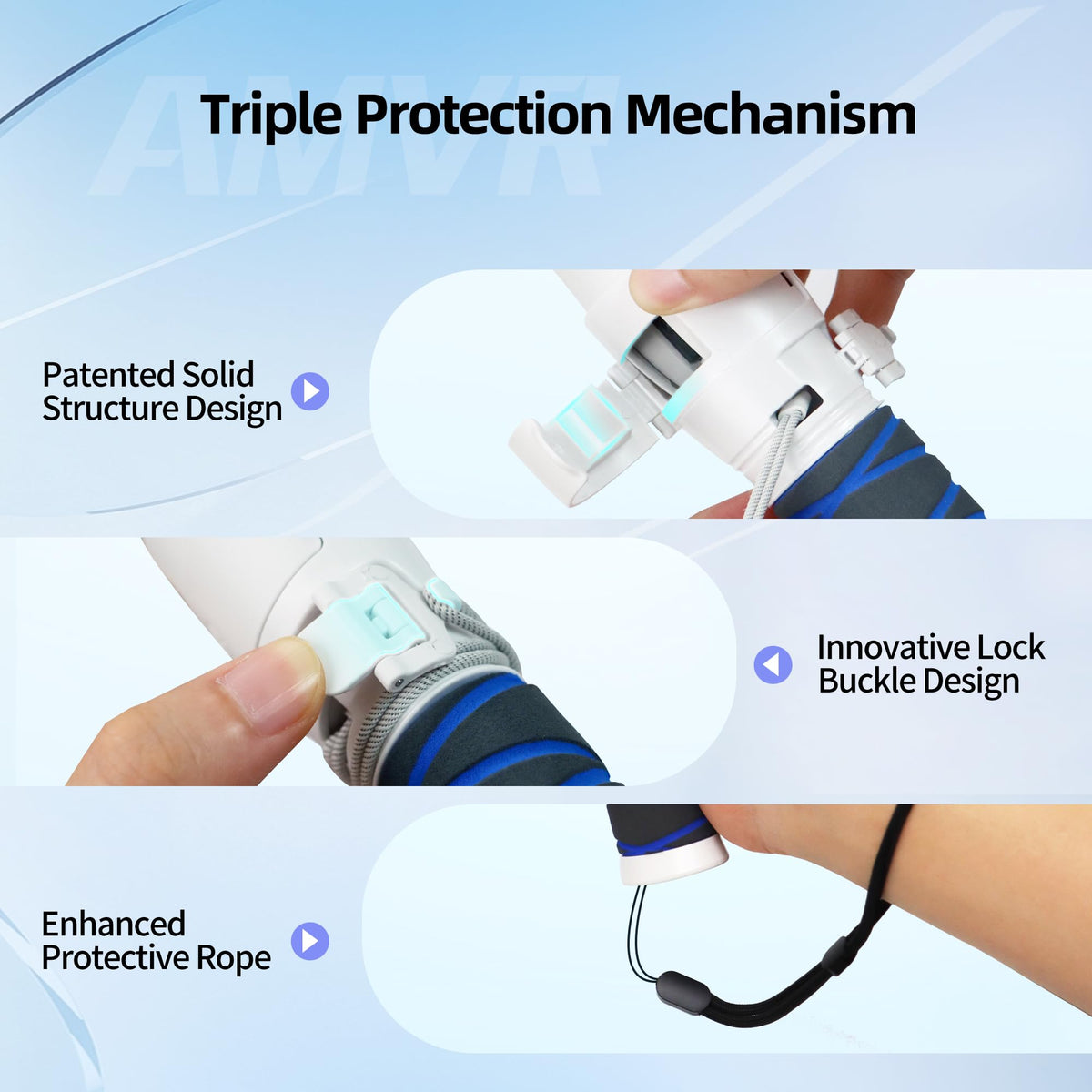 VR Controller Handle Attachments and Extension Grips J87895