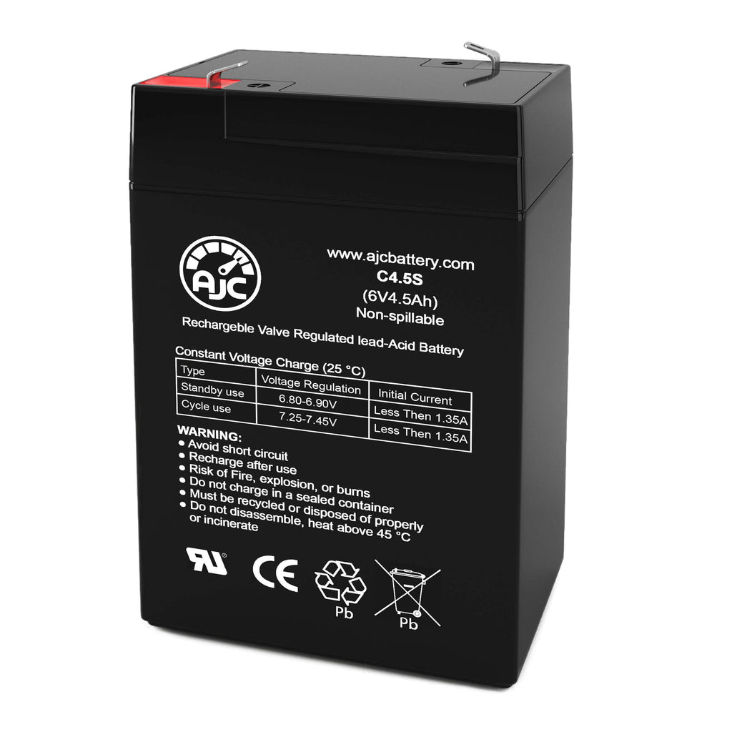 6V 4.5Ah Sealed Lead Acid Battery I50448