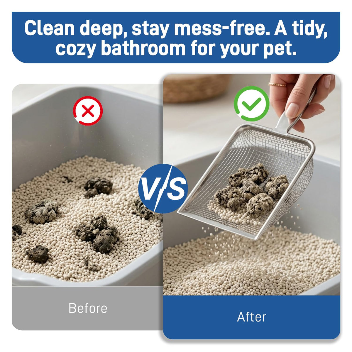 Stainless Steel Cat Litter Scoop D97014