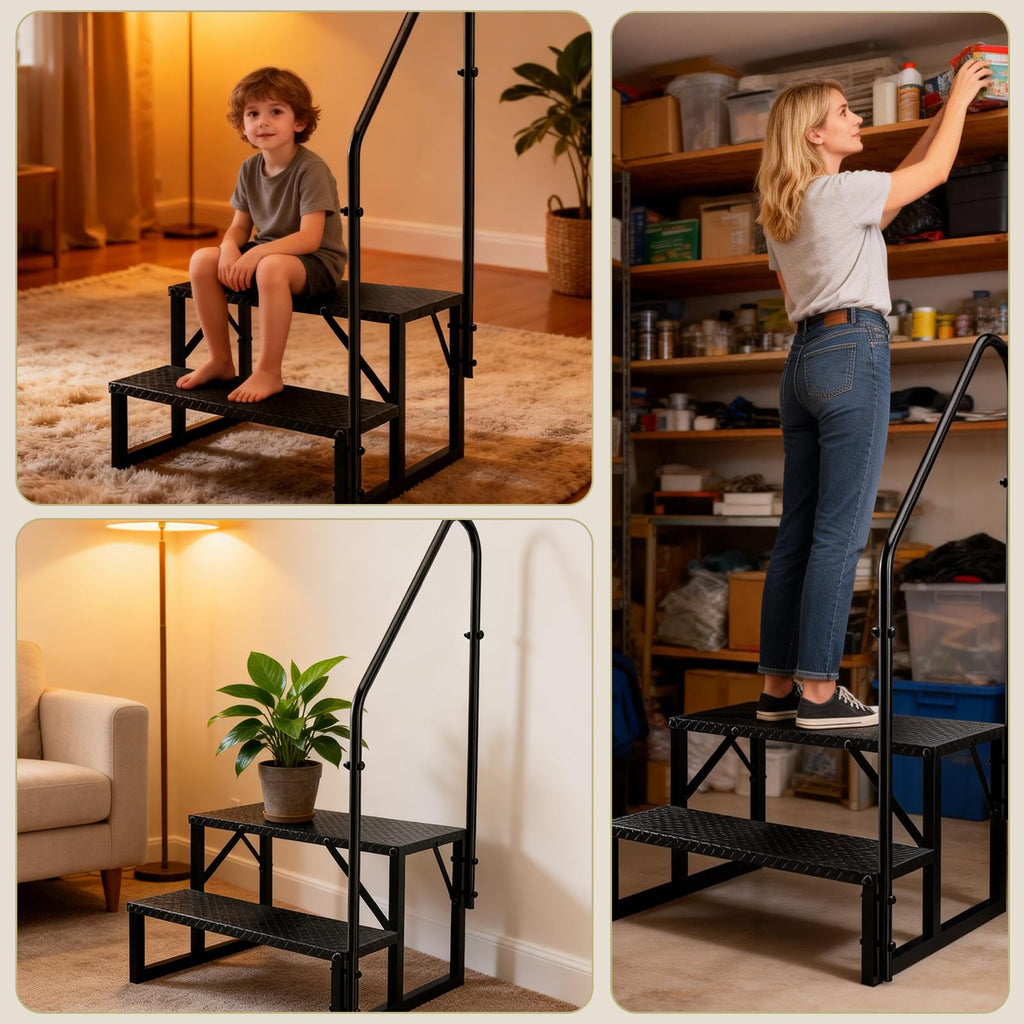 2 Step Ladder with Handrail E2346