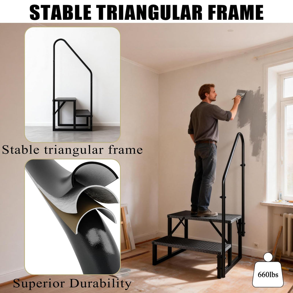 2 Step Ladder with Handrail E2346