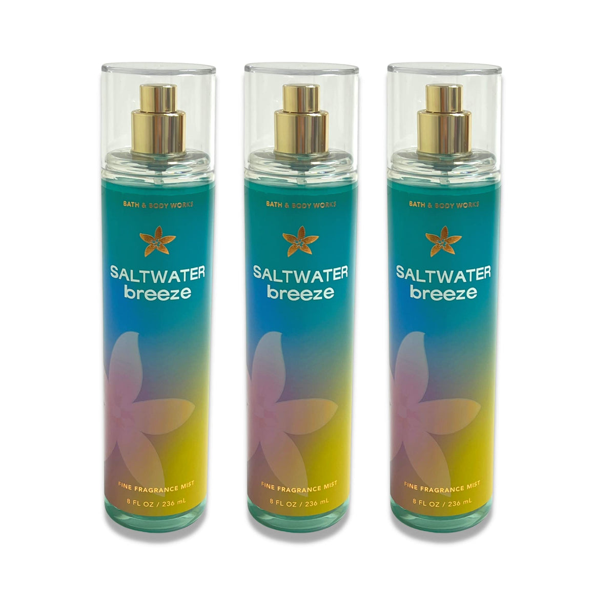 Saltwater Breeze Fine Fragrance Mist 8 oz Pack of 3 T2109