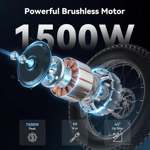 1500W Electric Bike 20'' Fat Tire C597