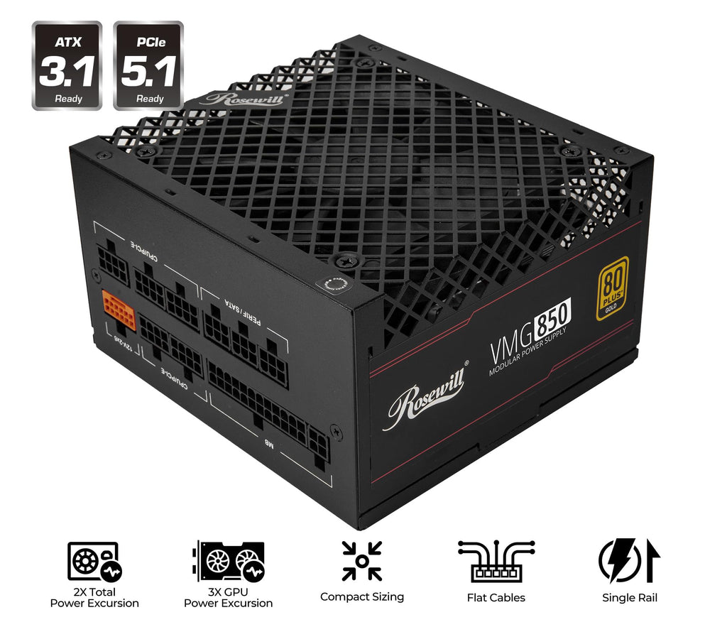 850W 80+ Gold Full Modular ATX 3.0 Power Supply F84824