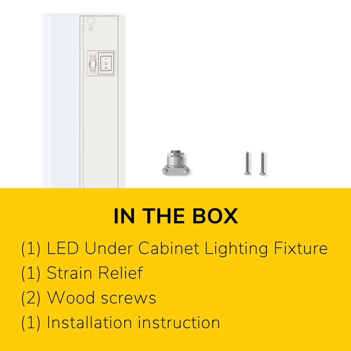 24-Inch Hardwired LED Under Cabinet Light B569842