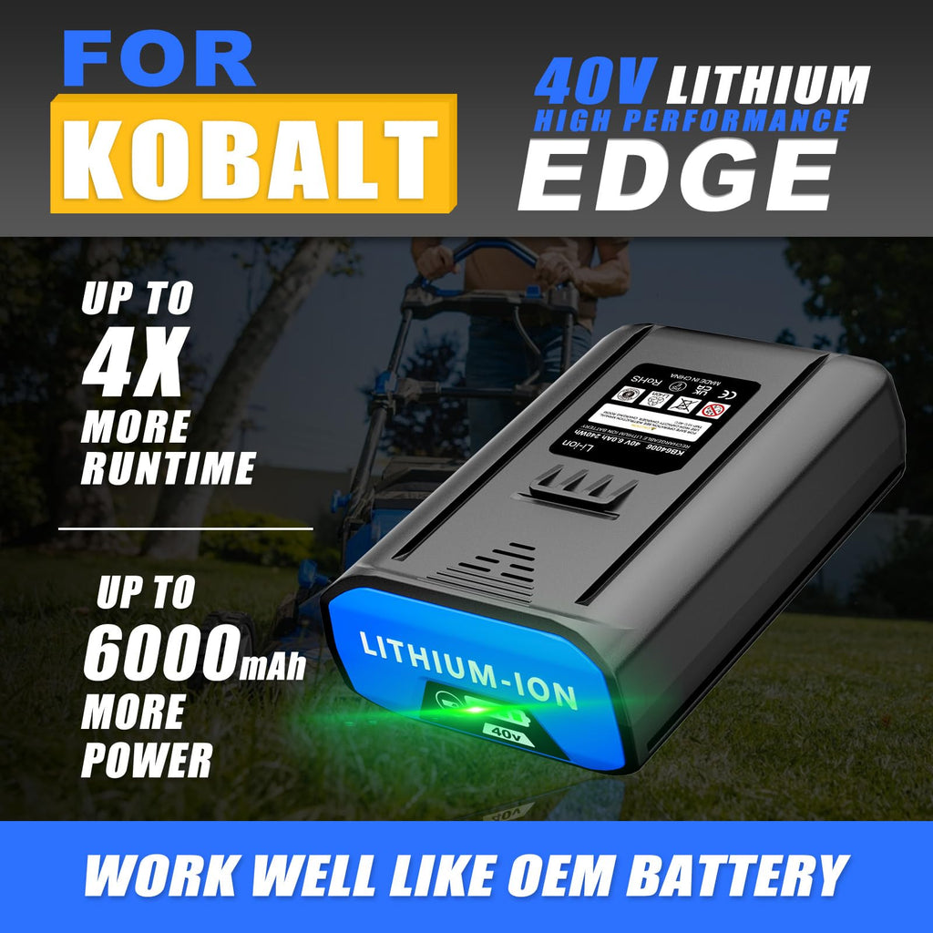40V 6.0Ah Rechargeable Lithium Ion Battery C463