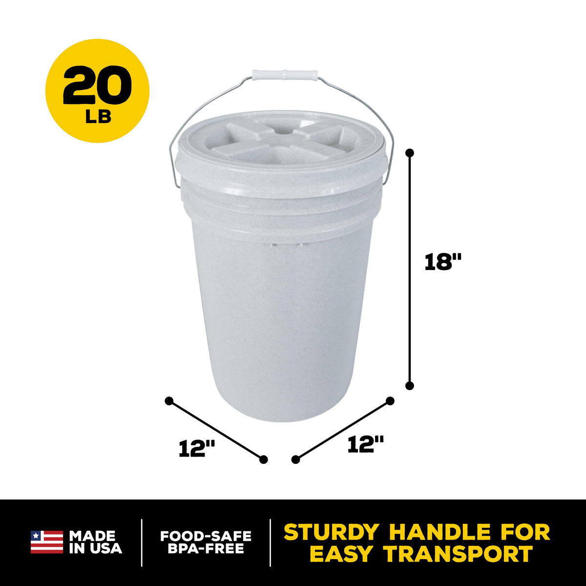 Dog Food Storage Container 20 Pounds Y391