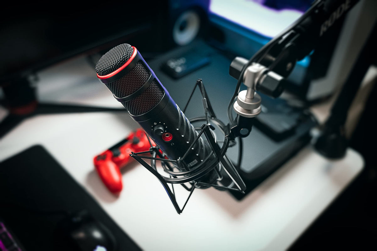 USB Dynamic Microphone & Desk-Mounted Boom Arm M789