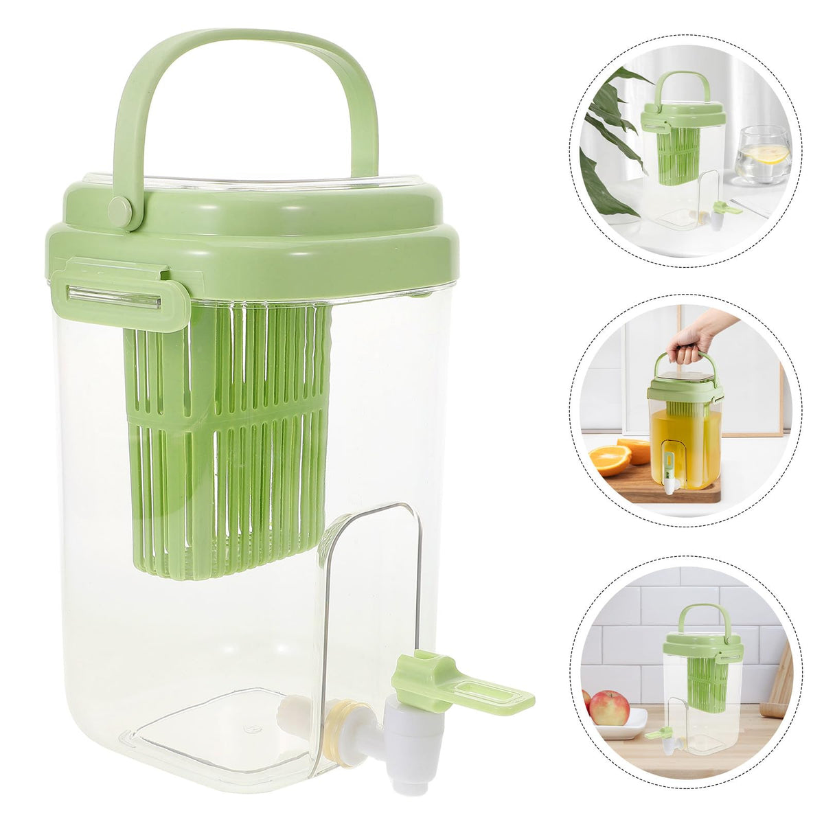 2L Plastic Water Dispenser Jug with Faucet E2064