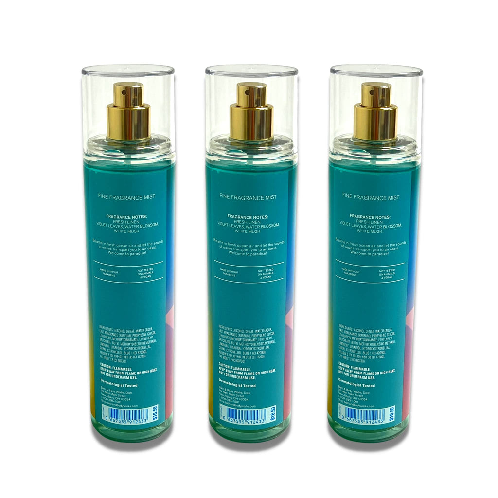 Saltwater Breeze Fine Fragrance Mist 8 oz Pack of 3 T2109