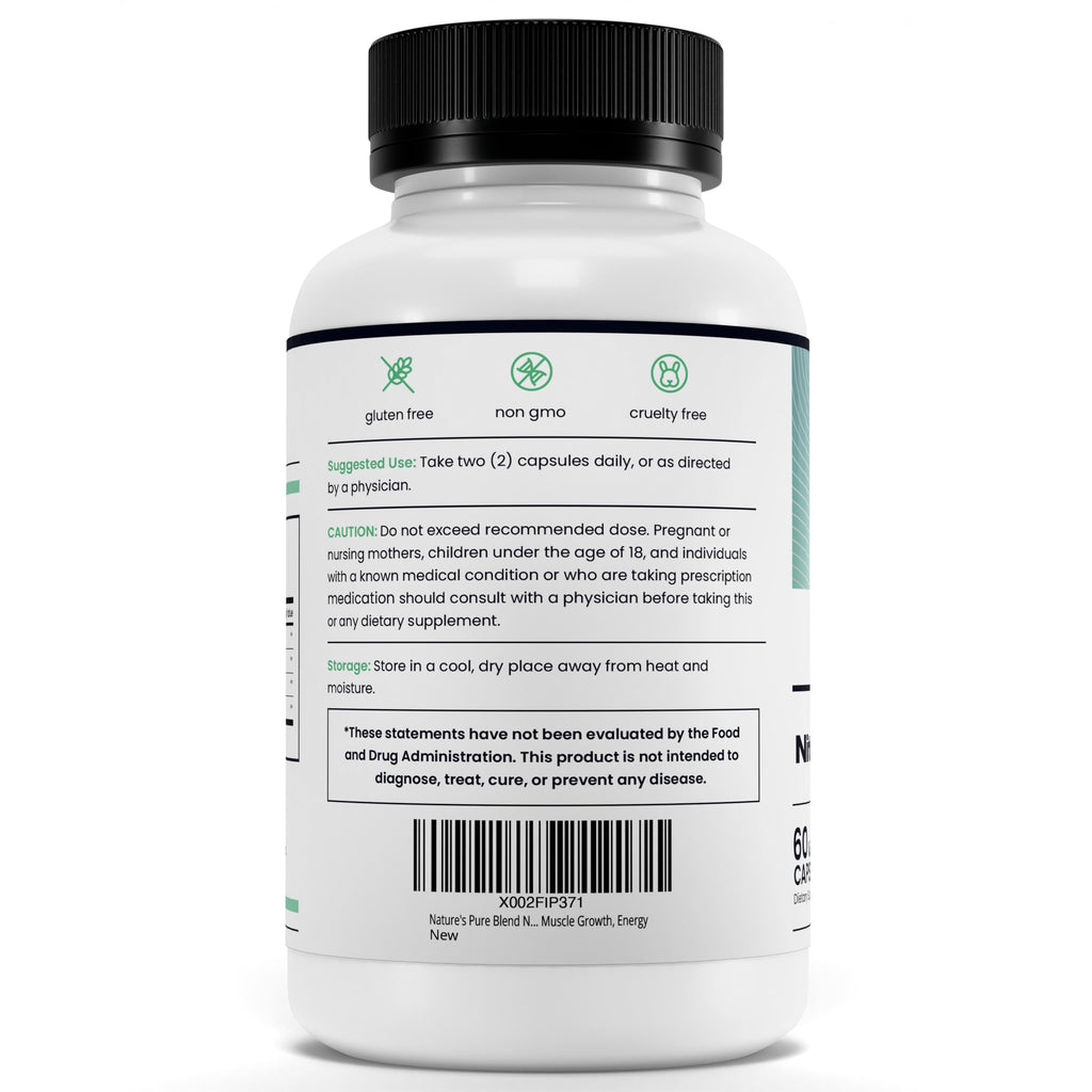 L-Arginine L-Citrulline 1500MG Nitric Oxide Supplements I18238