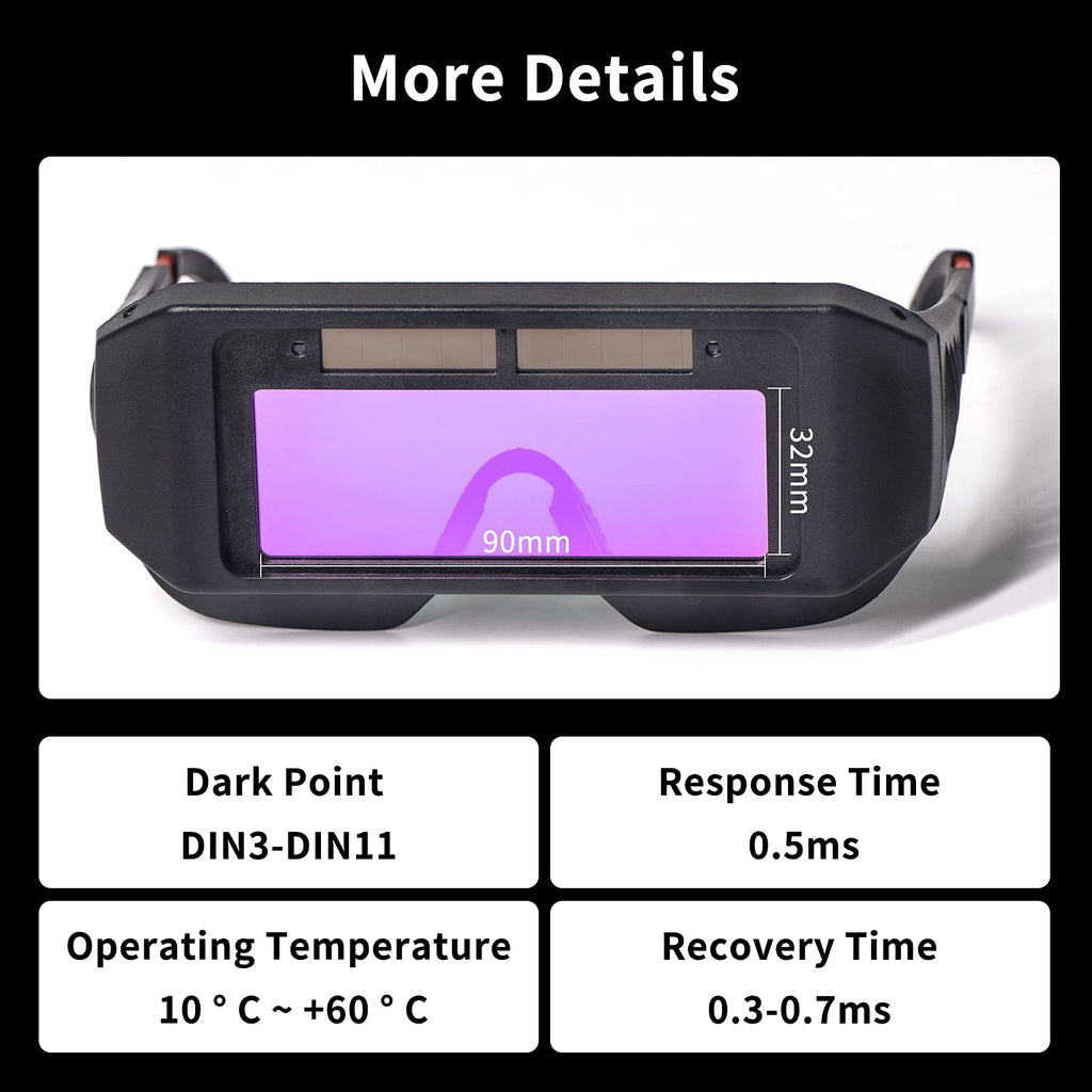 Auto-Darkening LCD Welding Glasses E417189