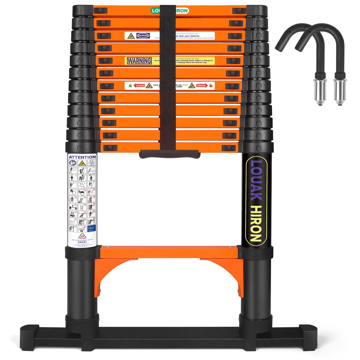 12.5ft Extendable Non-Slip Ladder U1609